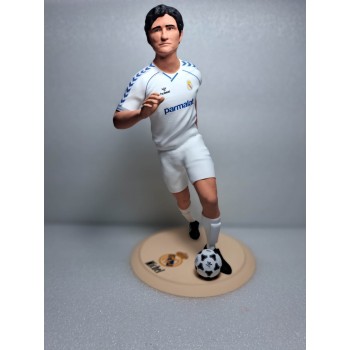 32 cm Resin figure handpainted Michel Gonzalez Real Madrid 1988-89 